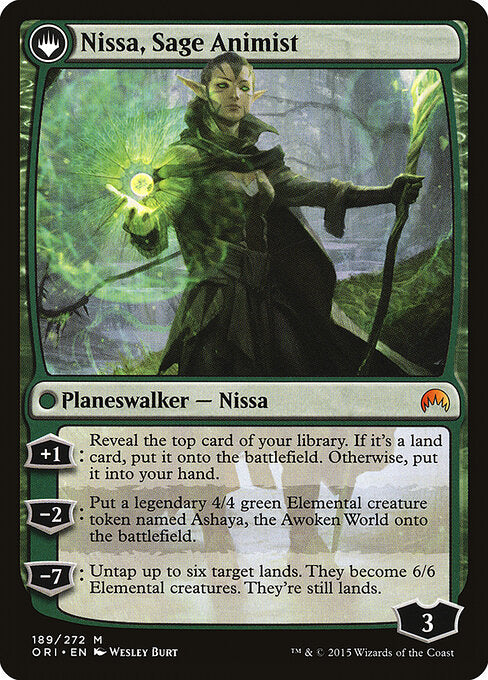 Nissa, Vastwood Seer (189) [The List] Reverse