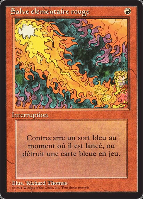 Red Elemental Blast (171) [Foreign Black Border]