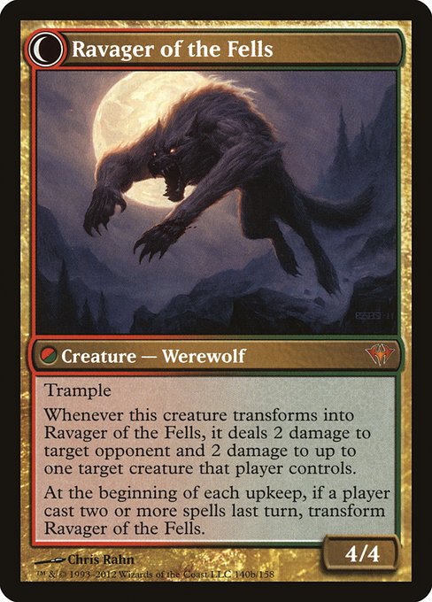 Huntmaster of the Fells (140) [Dark Ascension] Reverse