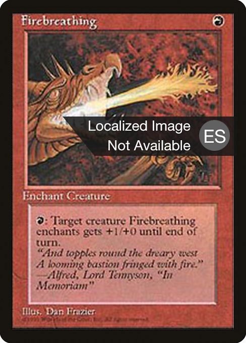 Firebreathing (193) [Fourth Edition Foreign Black Border]