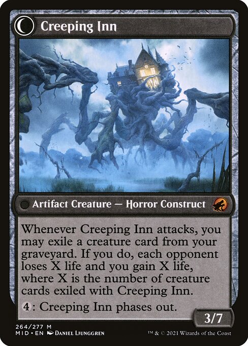 Hostile Hostel (264) [Innistrad: Midnight Hunt] Reverse