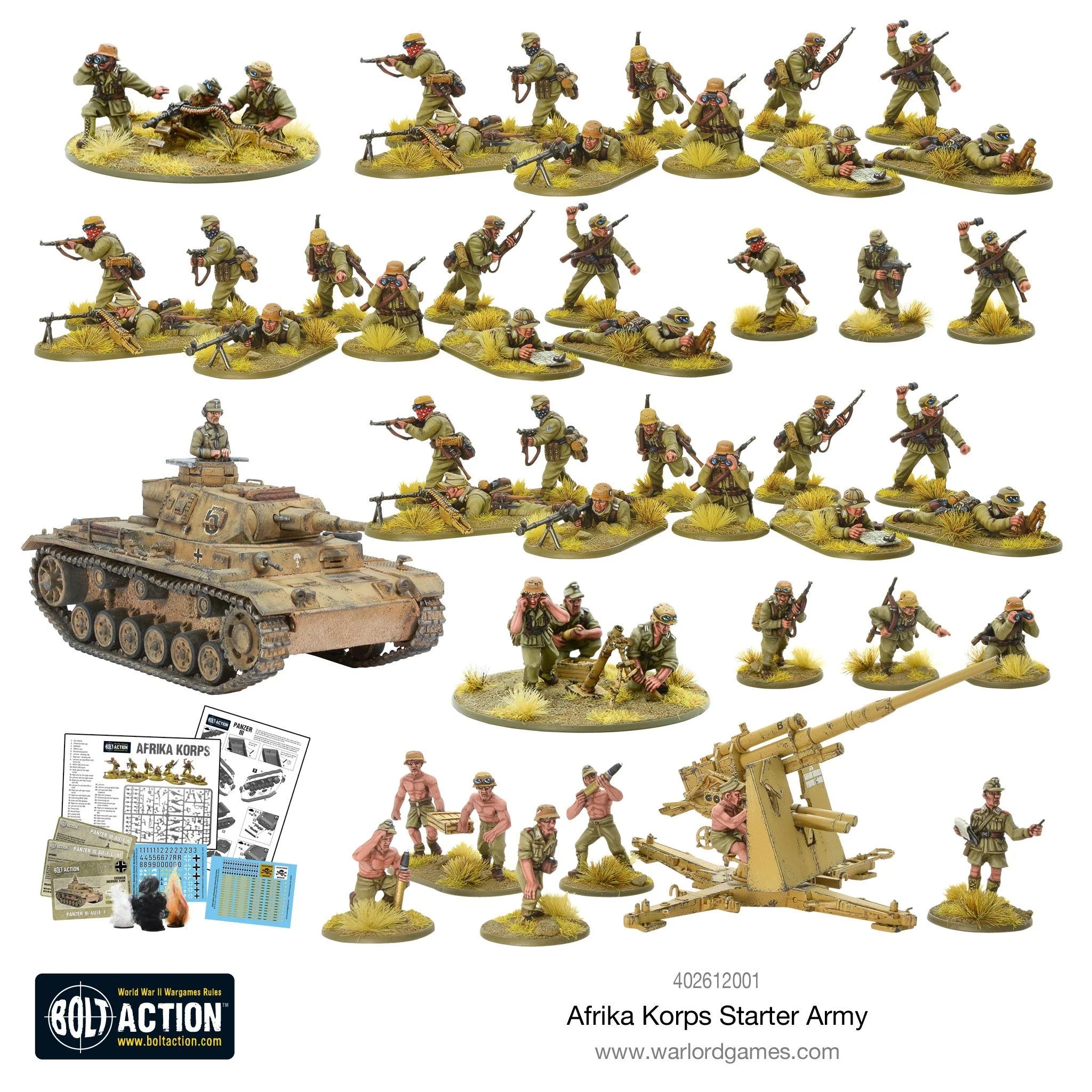 Bolt Action Afrika Korps Starter Army (anglais)