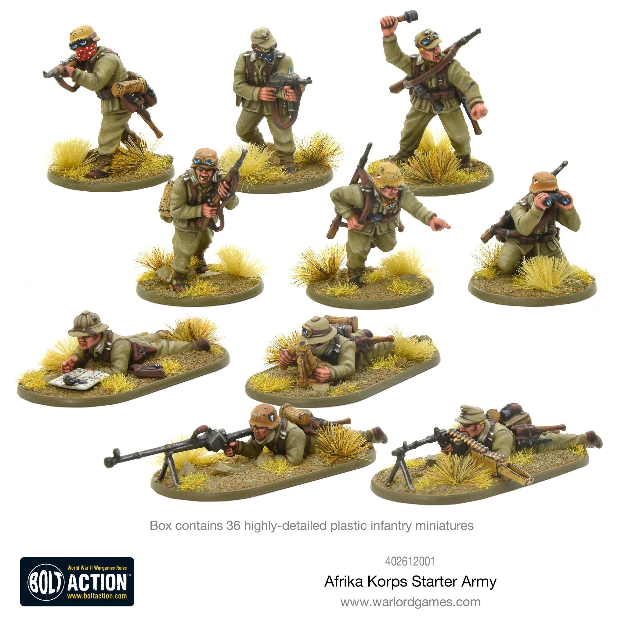 Bolt Action Afrika Korps Starter Army (anglais)
