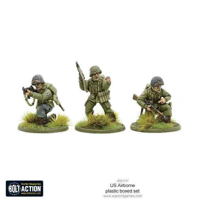 Coffret plastique Bolt Action US Airborne (anglais)