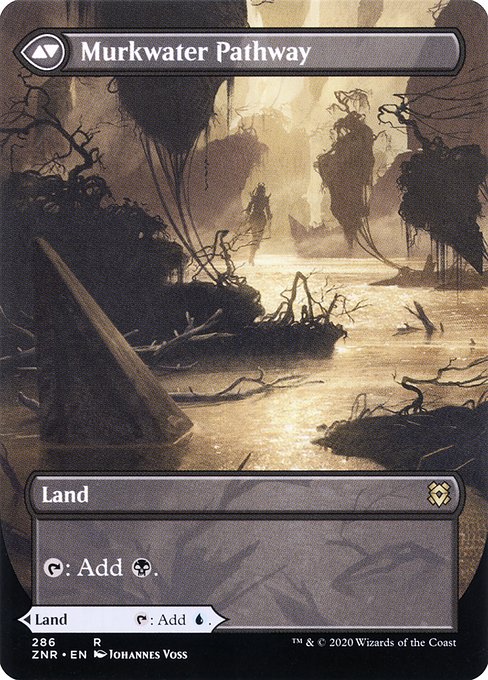 Clearwater Pathway (Borderless) (286) [Zendikar Rising] [Borderless] Reverse