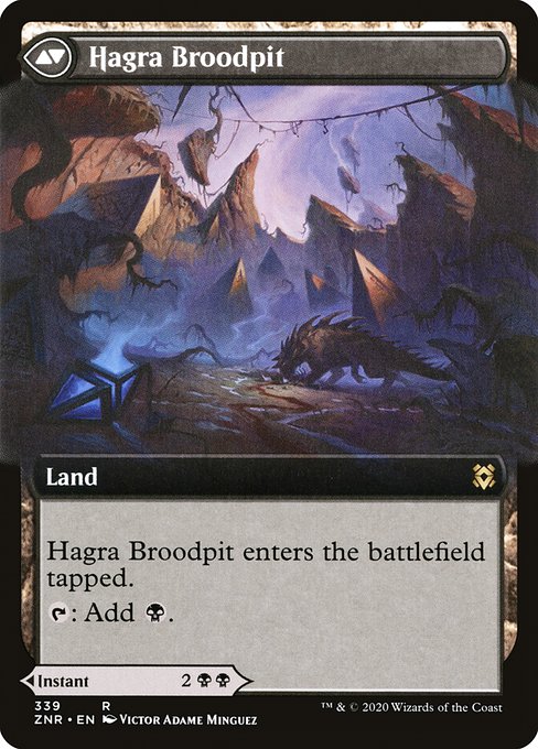 Hagra Mauling (Extended Art) (339) [Zendikar Rising] [Extended Art] Reverse