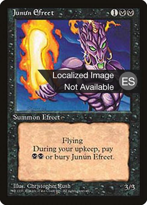 Junún Efreet (143) [Fourth Edition Foreign Black Border]