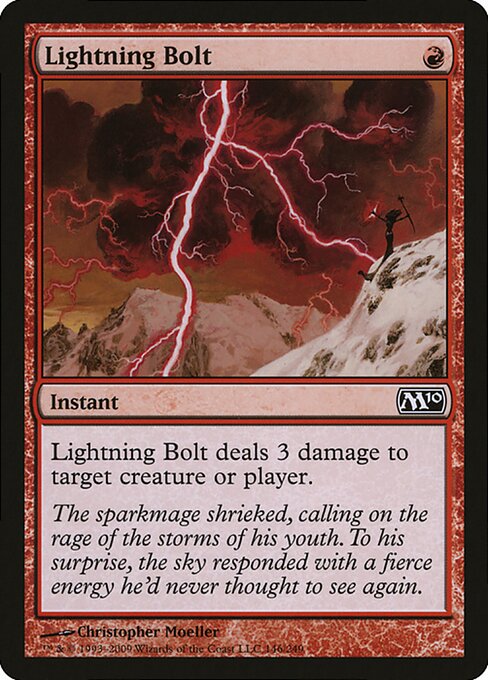Lightning Bolt (146) [Magic Player Rewards 2009]