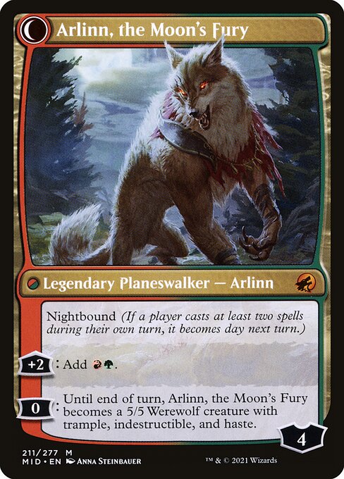 Arlinn, the Pack's Hope (211) [The List] Reverse