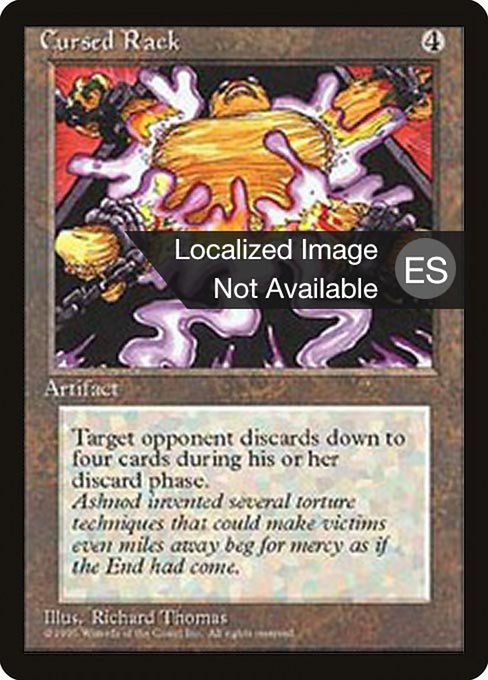 Cursed Rack (312) [Fourth Edition Foreign Black Border]