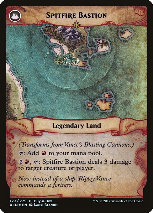 Vance's Blasting Cannons (173) [Buy-A-Box Promos] Reverse