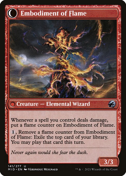 Flame Channeler (141) [Innistrad: Midnight Hunt] Reverse