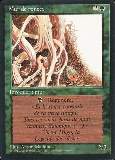Wall of Brambles (224) [Foreign Black Border]