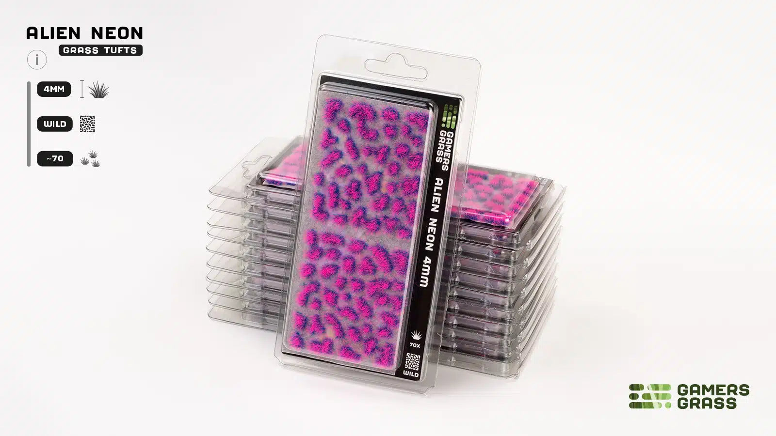 Gamers Grass - Alien Neon 4mm Tuft - Wild