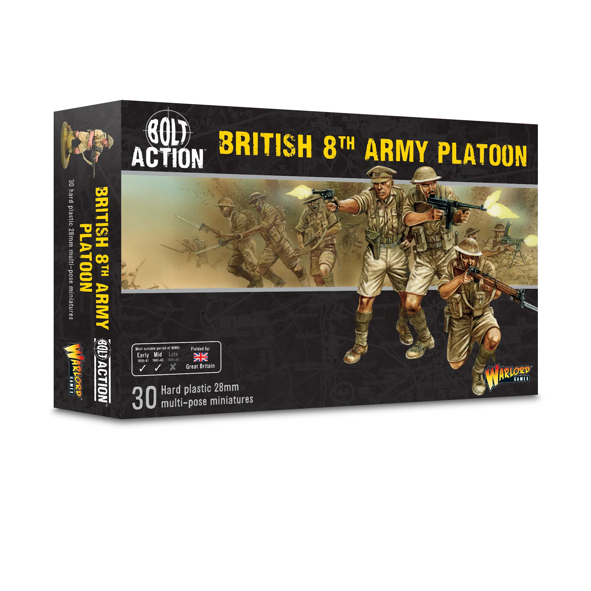 Bolt Action - Peloton de la 8e armée britannique (anglais)