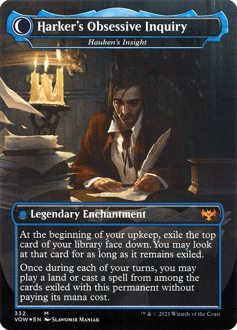 Jonathan Harker - Jacob Hauken, Inspector (332) [Innistrad: Crimson Vow] [Borderless] Reverse