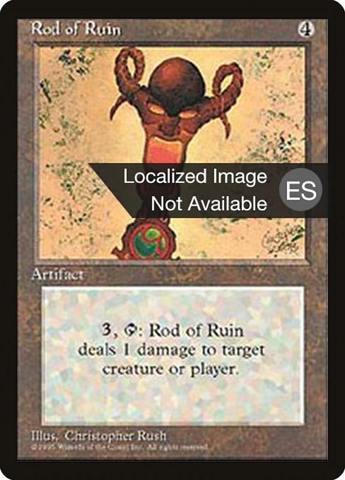 Rod of Ruin (344) [Fourth Edition Foreign Black Border]