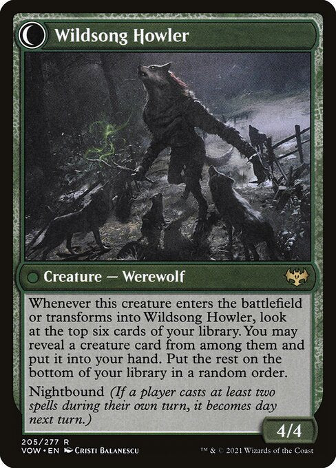 Howlpack Piper (205) [Innistrad: Crimson Vow] Reverse