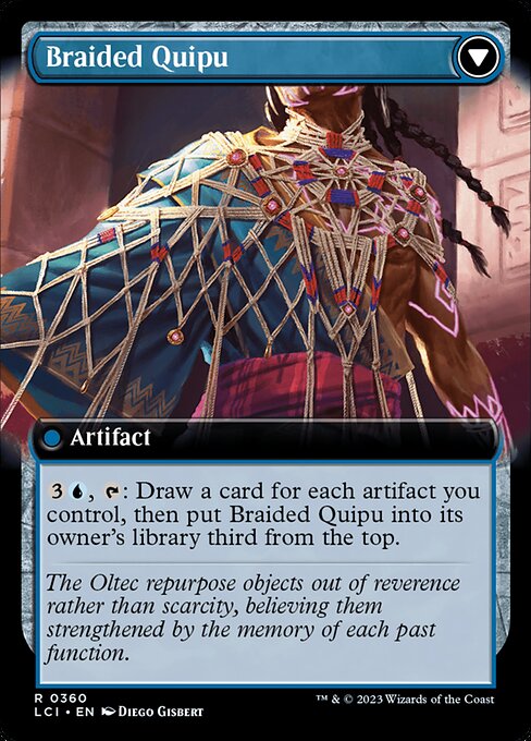 Braided Net (Extended Art) (360) [The Lost Caverns of Ixalan] [Extended Art] Reverse