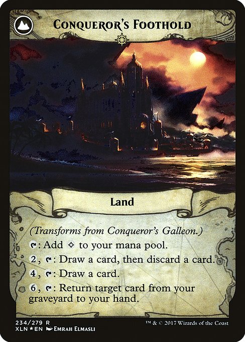 Conqueror's Galleon (234) [Prerelease Cards] Reverse