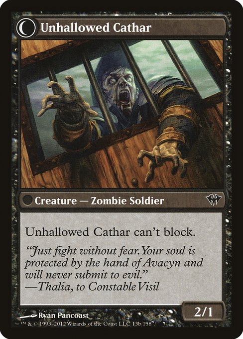 Loyal Cathar (13) [Dark Ascension] Reverse