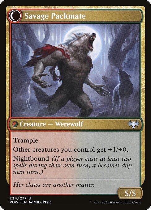 Child of the Pack (234) [Innistrad: Crimson Vow] Reverse