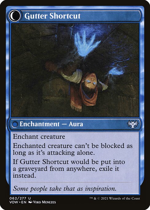 Gutter Skulker (62) [Innistrad: Crimson Vow] Reverse