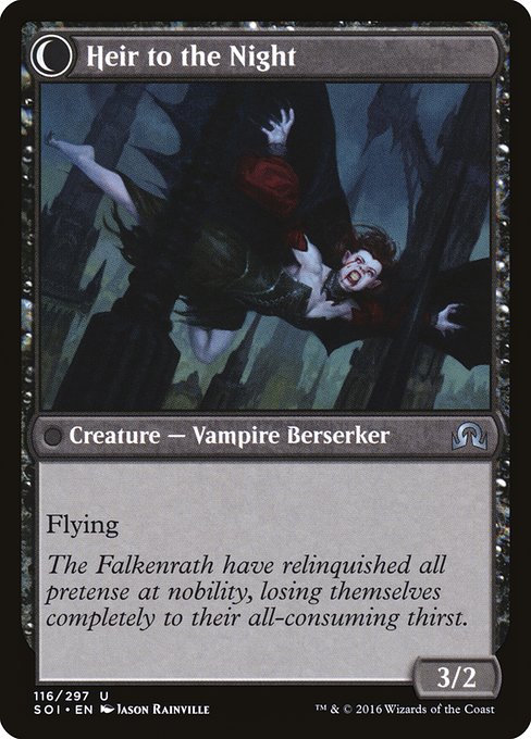 Heir of Falkenrath (116) [Shadows over Innistrad] Reverse