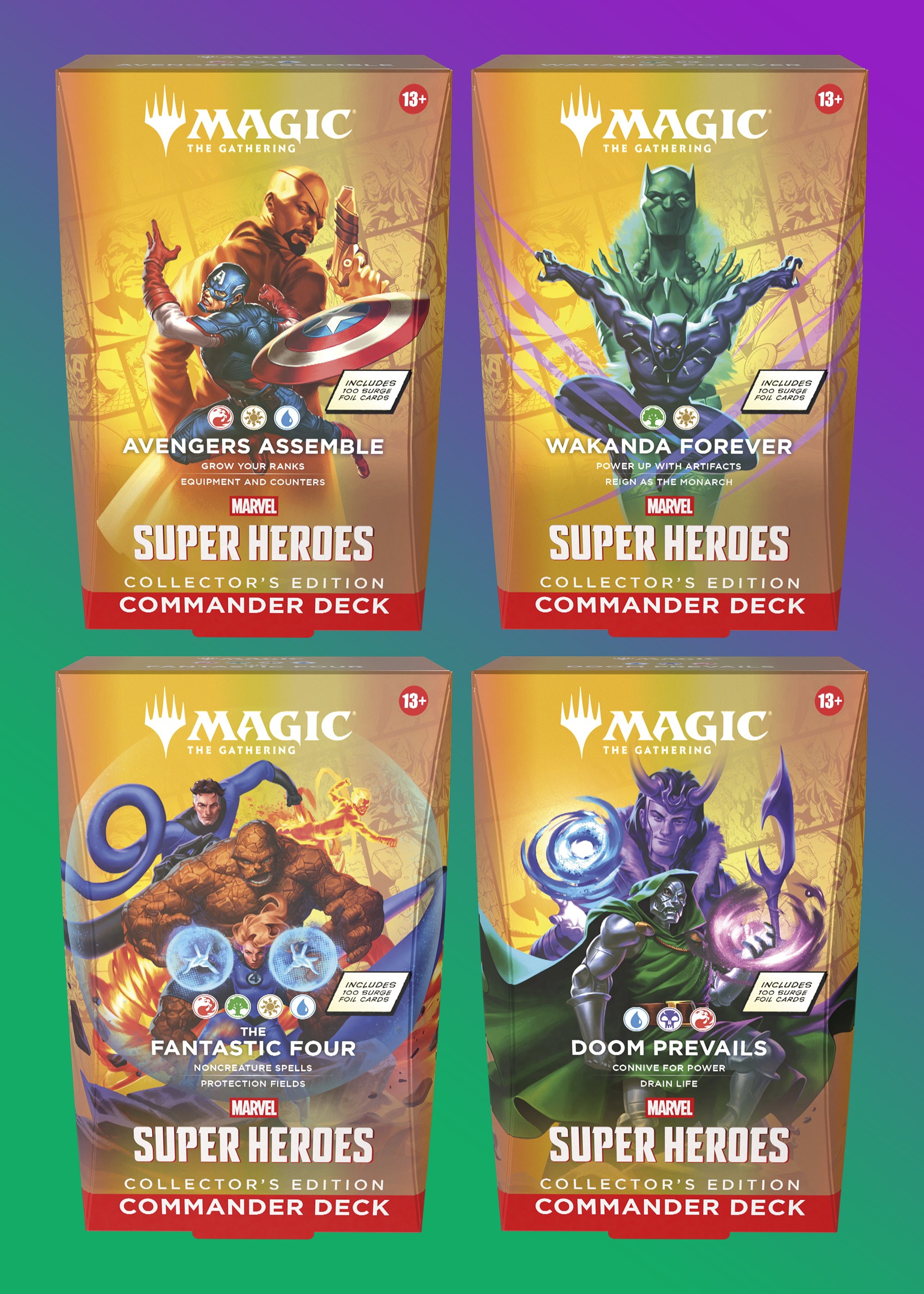 Magic: The Gathering Marvel Super Heroes Collector's Edition Commander Deck (Pre-Order)