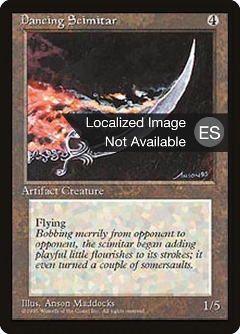 Dancing Scimitar (313) [Fourth Edition Foreign Black Border]