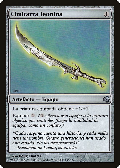 Leonin Scimitar (193) [Salvat 2011]