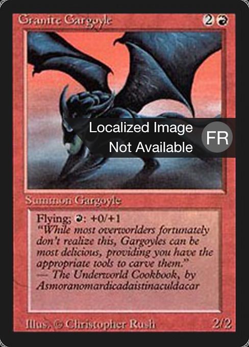 Granite Gargoyle (156) [Foreign Black Border]