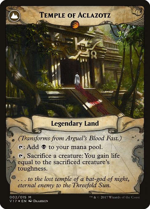 Arguel's Blood Fast (2) [From the Vault: Transform] Reverse