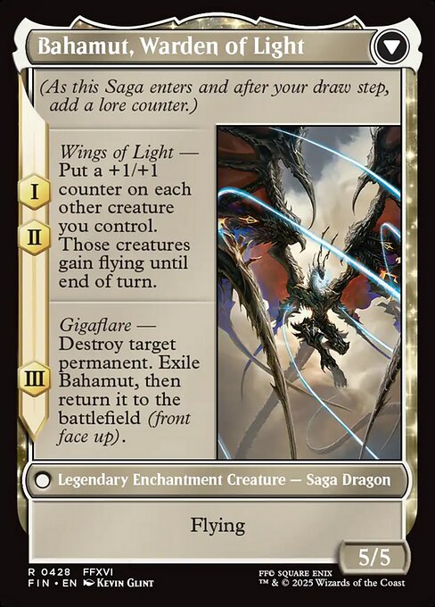 Dion, Bahamut's Dominant (Extended Art) (428) [Final Fantasy] Reverse