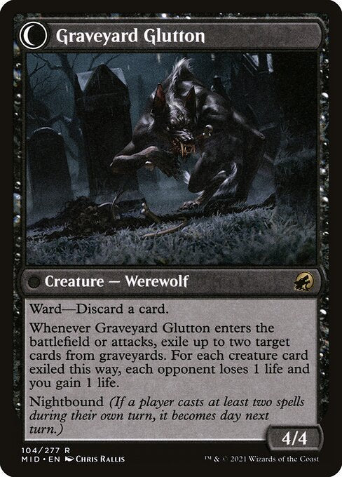 Graveyard Trespasser (104) [Innistrad: Midnight Hunt] Reverse