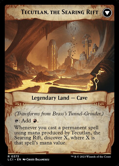 Brass's Tunnel-Grinder (Extended Art) (373) [The Lost Caverns of Ixalan] [Extended Art] Reverse