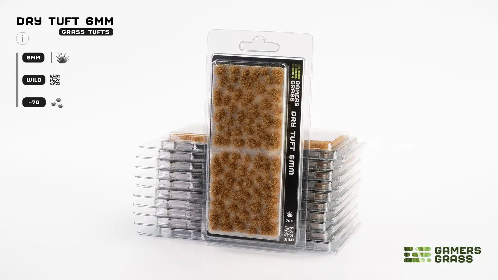 Gamers Grass - Dry 6mm Tuft - Wild