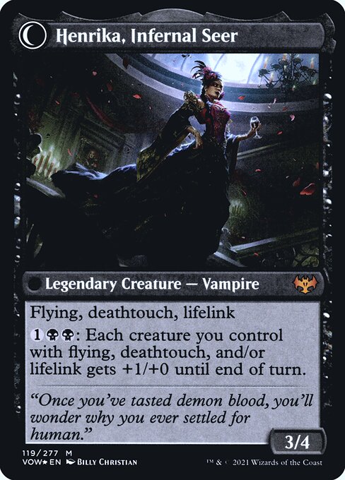 Henrika Domnathi (119) [Prerelease Cards] Reverse