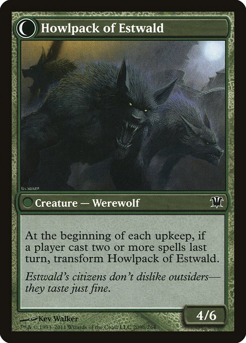 Villagers of Estwald (209) [Innistrad] Reverse