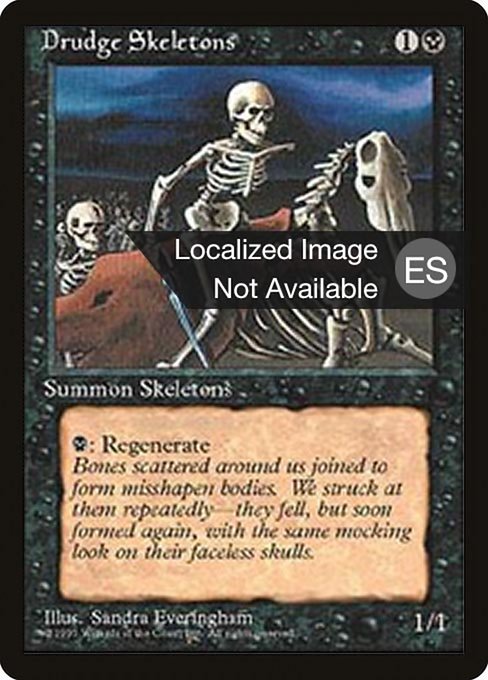 Drudge Skeletons (133) [Fourth Edition Foreign Black Border]