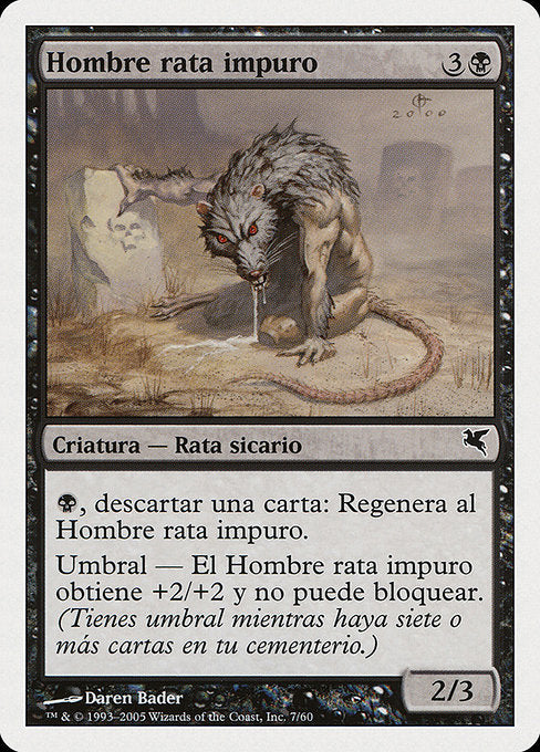 Dirty Wererat (A7) [Salvat 2005]