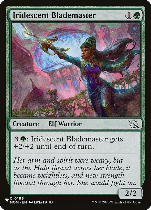 Iridescent Blademaster (MOM-195) [The List]