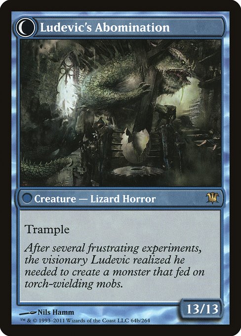 Ludevic's Test Subject (64) [Innistrad] Reverse