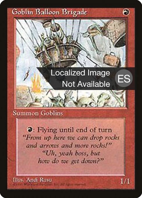 Goblin Balloon Brigade (197) [Fourth Edition Foreign Black Border]