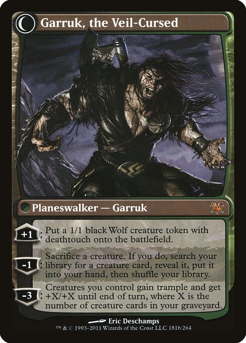 Garruk Relentless (181) [The List] Reverse