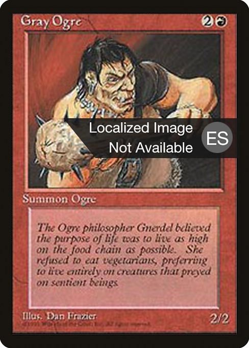 Gray Ogre (200) [Fourth Edition Foreign Black Border]