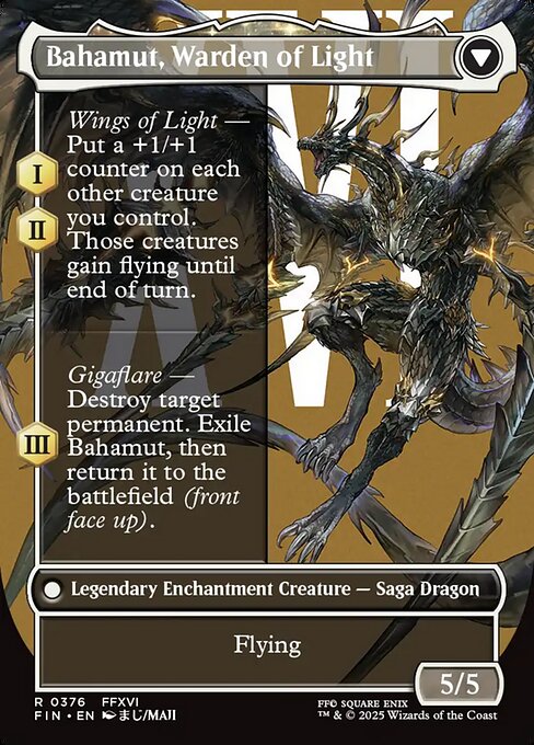 Dion, Bahamut's Dominant (Borderless) (376) [Final Fantasy] Reverse