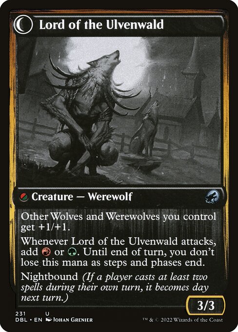 Kessig Naturalist (231) [Innistrad: Double Feature] Reverse