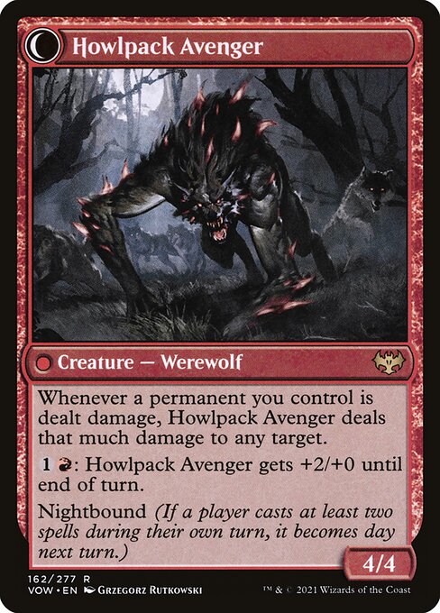 Ill-Tempered Loner (162) [Innistrad: Crimson Vow] Reverse