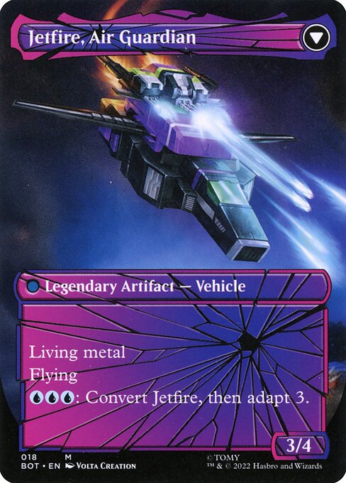 Jetfire, Ingenious Scientist (Shattered Glass) (18) [Transformers] [Borderless] Reverse